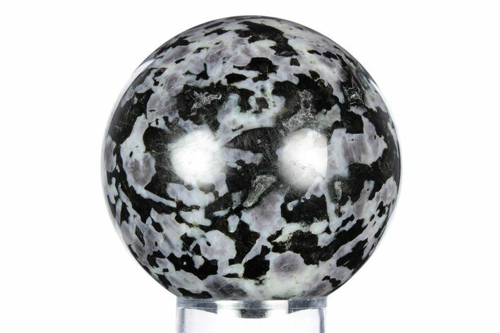Polished, Indigo Gabbro Sphere - Madagascar #341836